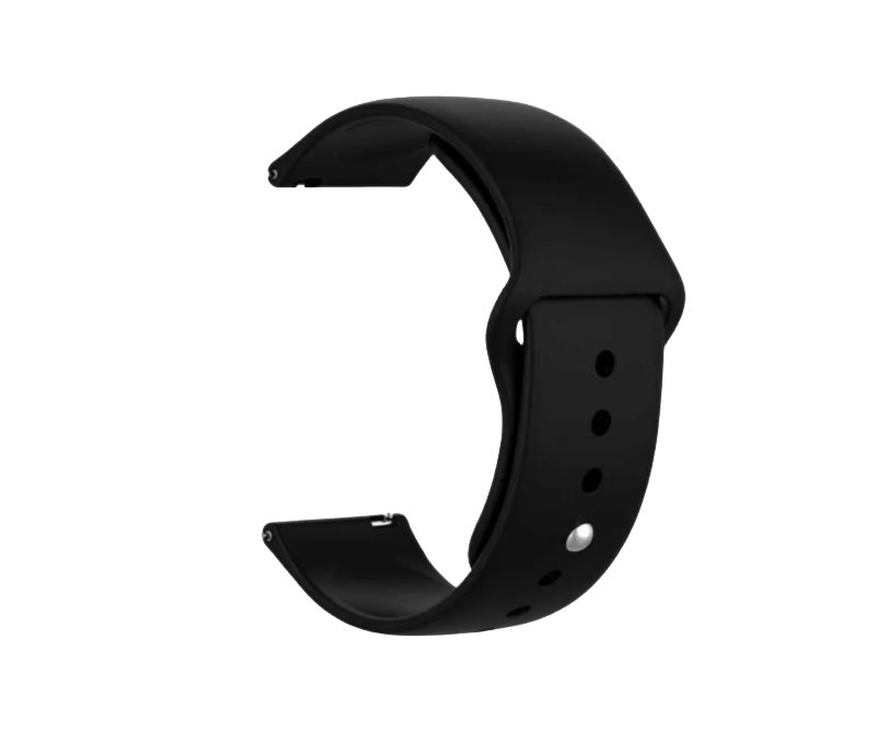 

Силиконовый ремешок 20 мм для часов Xiaomi AMAZFIT Bip,GTS,GTR SAMSUNG Galaxy Watch Active, Черный