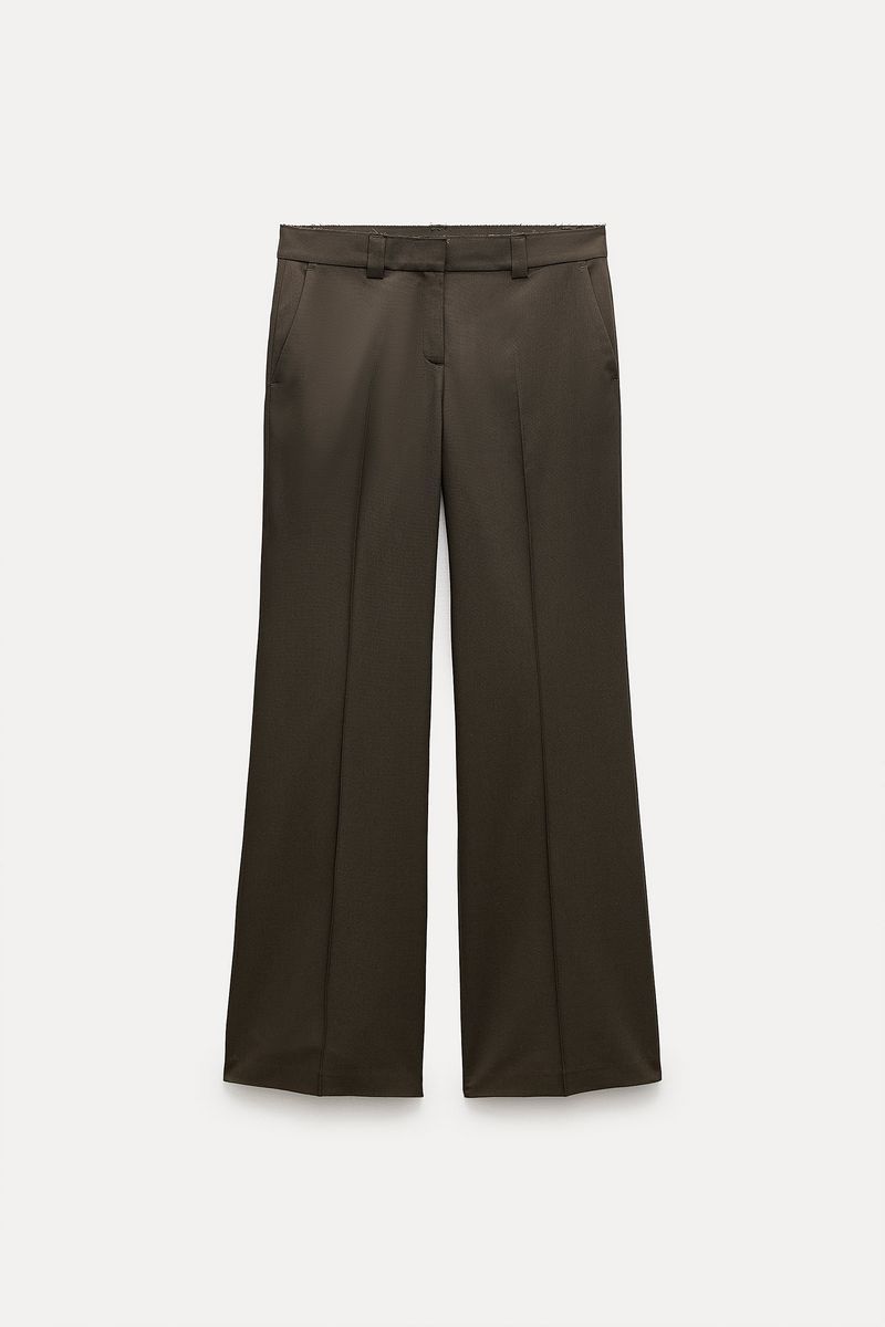

Брюки женские ZARA 02611335 хаки XS, 02611335