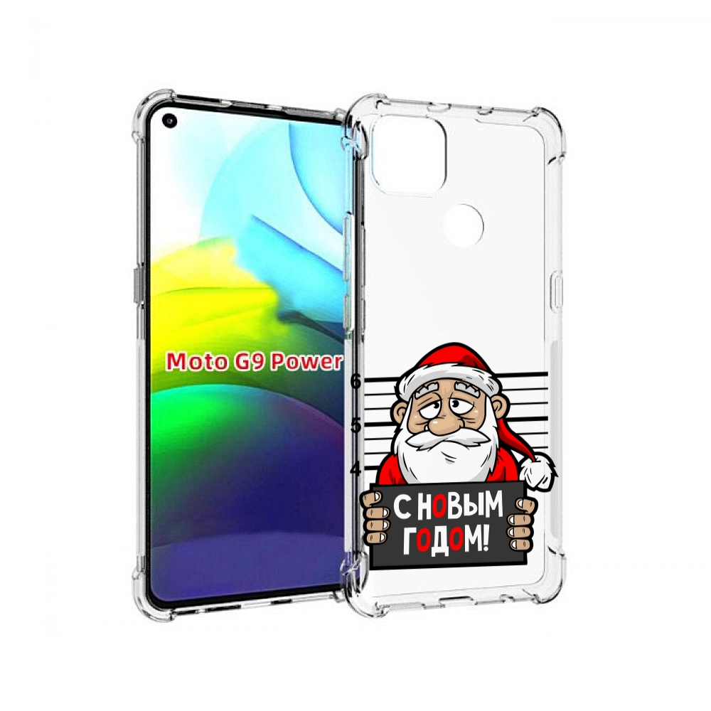 

Чехол MyPads ДМ с новым годом заключенный для Motorola Moto G9 Power, Прозрачный, Tocco