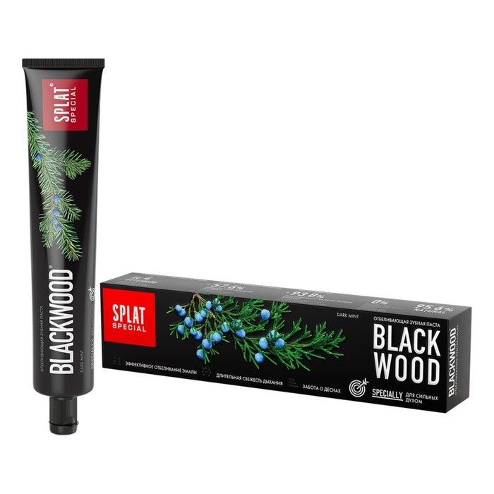 

Зубная паста Splat Special Black Wood, 75 мл
