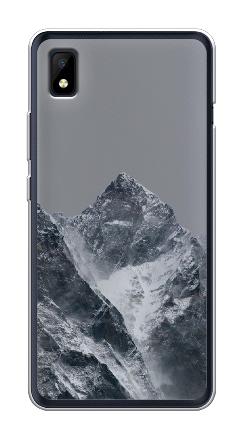 

Чехол на ZTE Blade L210 "Горы арт 4", Серый;бежевый, 134150-2