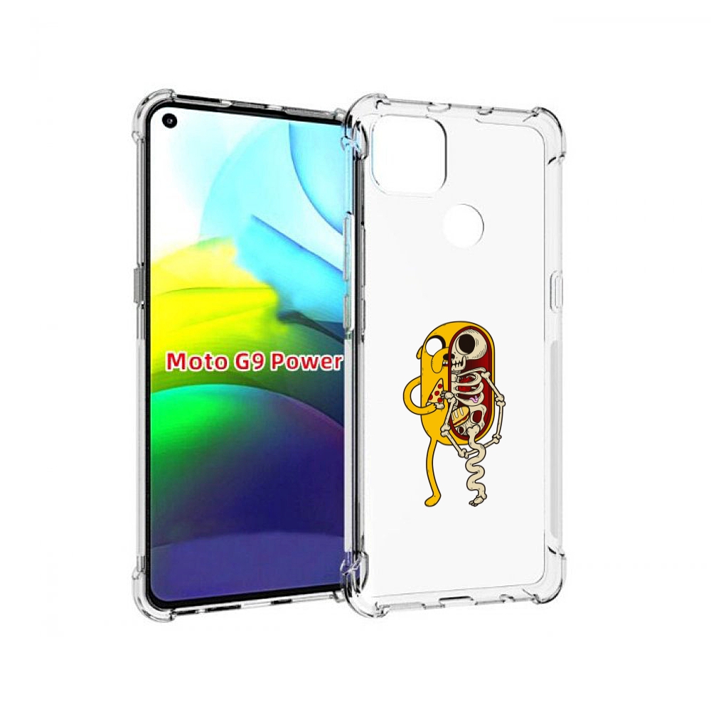 

Чехол MyPads Джейк скелет для Motorola Moto G9 Power, Прозрачный, Tocco