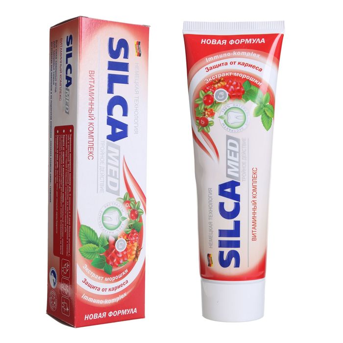 

Зубная паста Silcamed Витаминный комплекс, 130 г