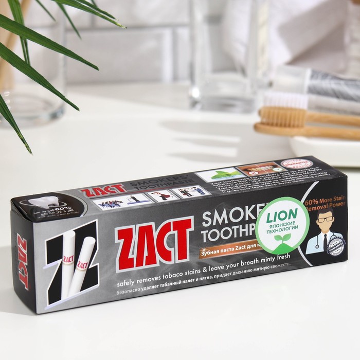 

Зубная паста Zact Lion Smokers Toothpaste, 100 г