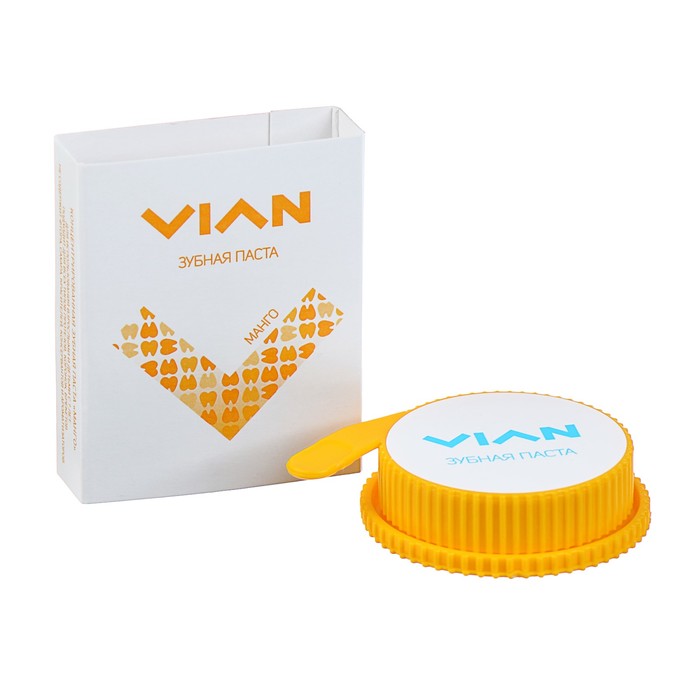 

Зубная паста Vian, Манго, концентрированная, 25 г