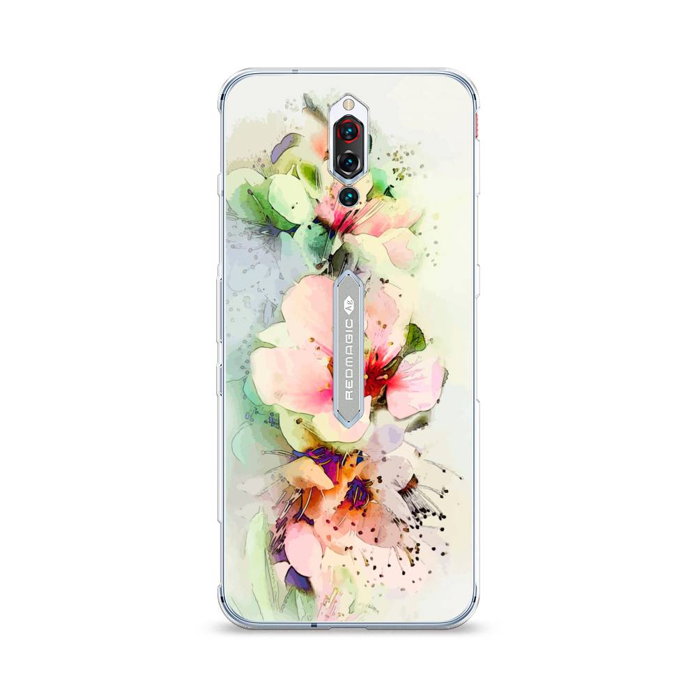 Чехол на ZTE RedMagic 5S Нежные цветы