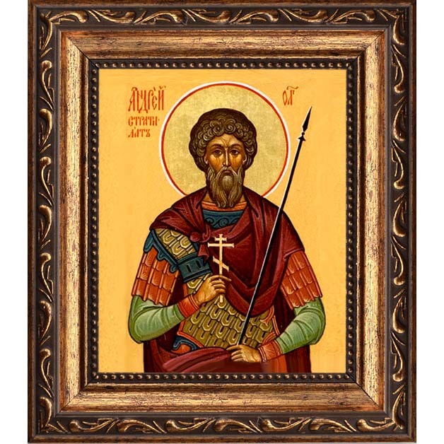 

Андрей Стратилат Таврийский мученик. Икона на холсте