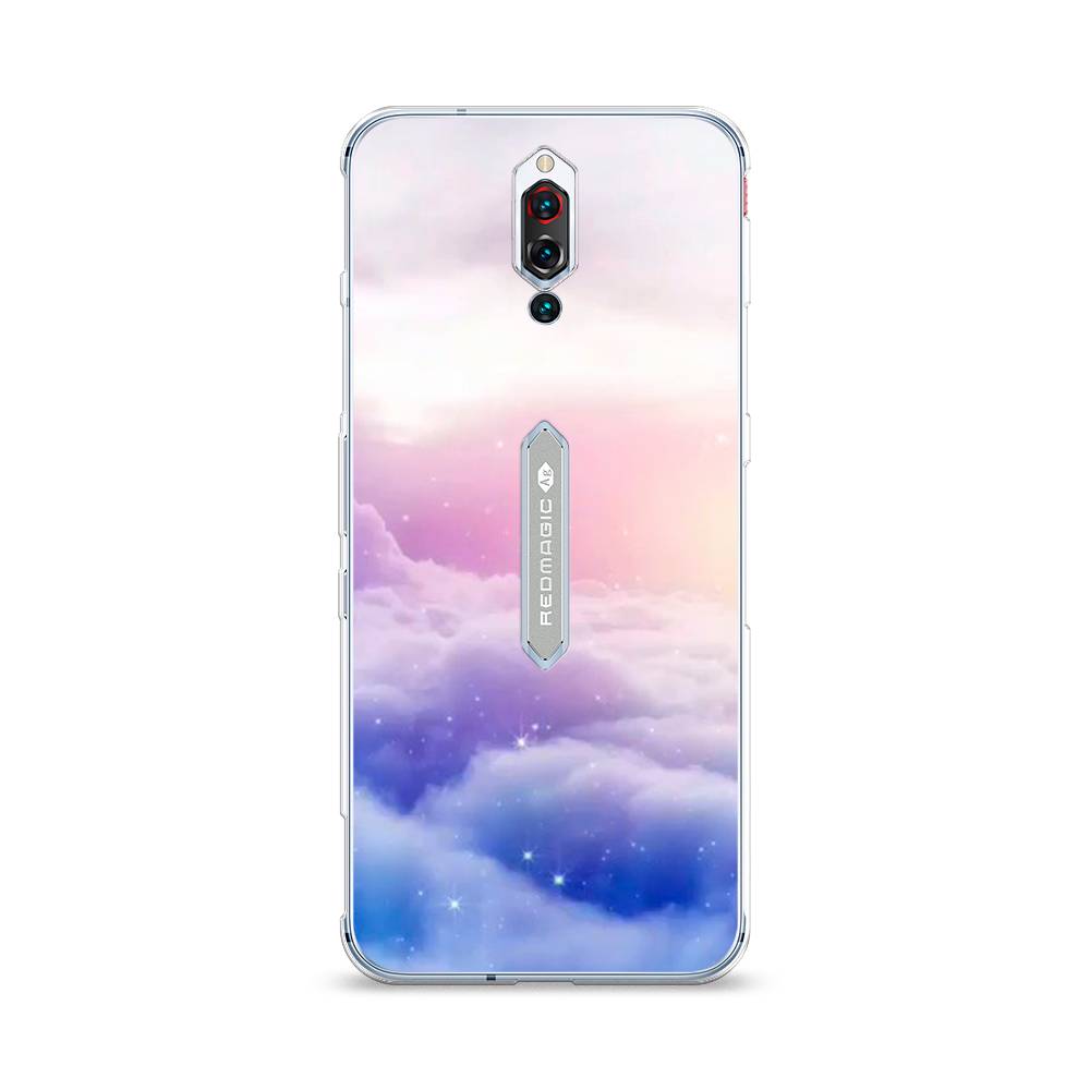 

Чехол на ZTE RedMagic 5S Небеса, Голубой;белый;розовый, 134250-2