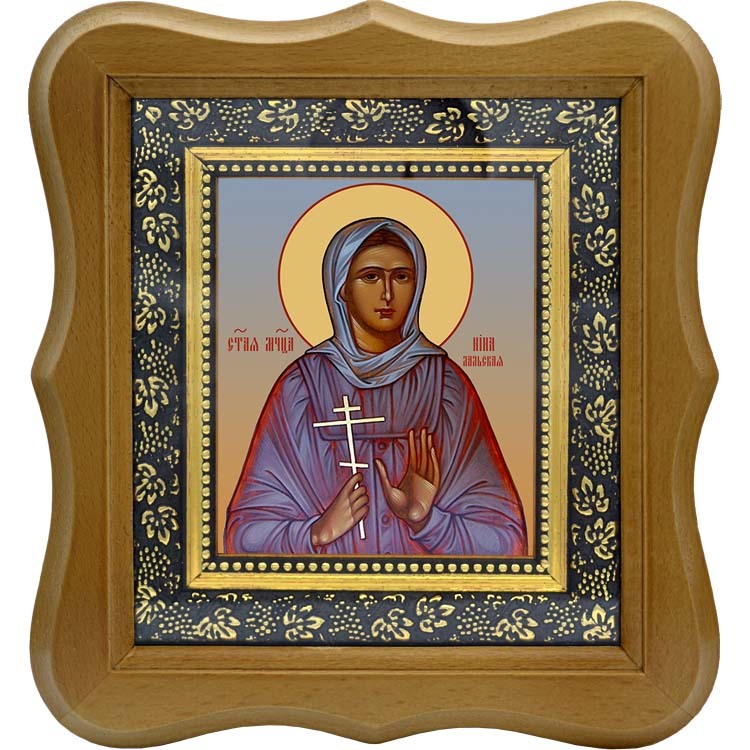 

Нина Лальская (Кузнецова) мученица. Икона на холсте.