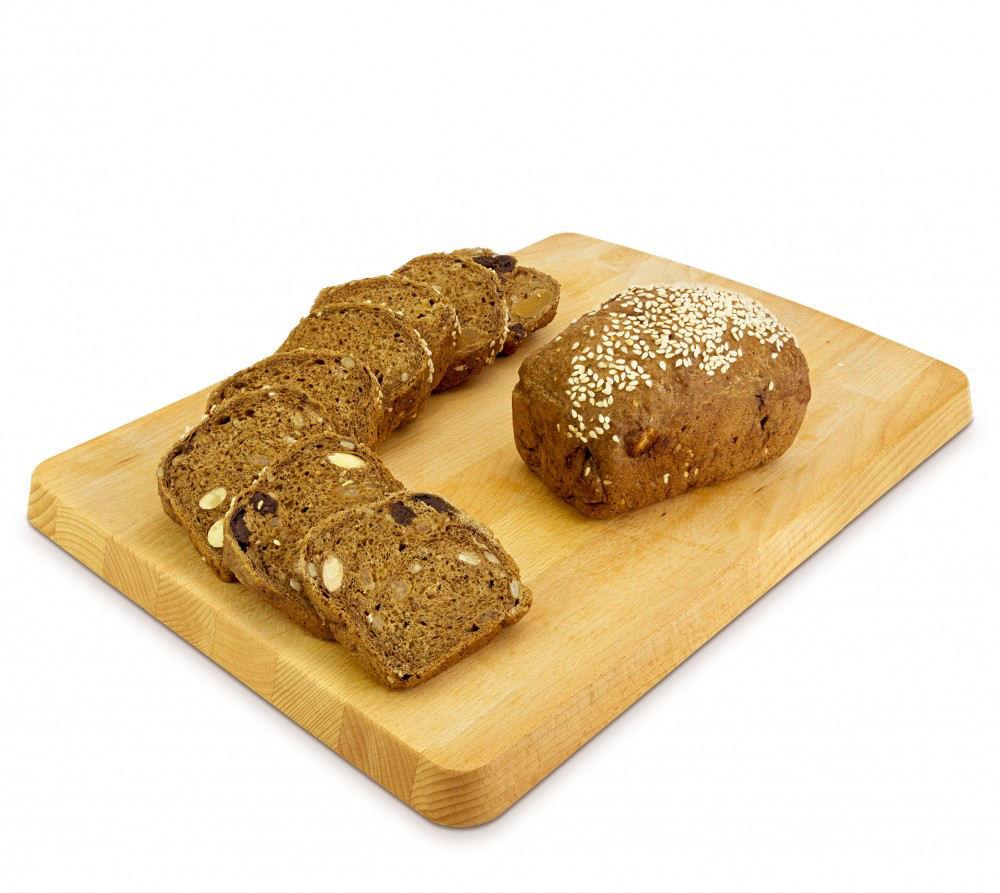 

Хлеб серый Пятигорский хлебокомбинат Фруктовый пшенично-ржаной сухофрукты 250 г, Фруктовый пшенично-ржаной