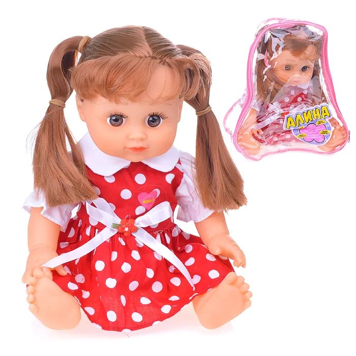 Кукла PLAYSMART 5503 Алина озвуч. в рюкзаке