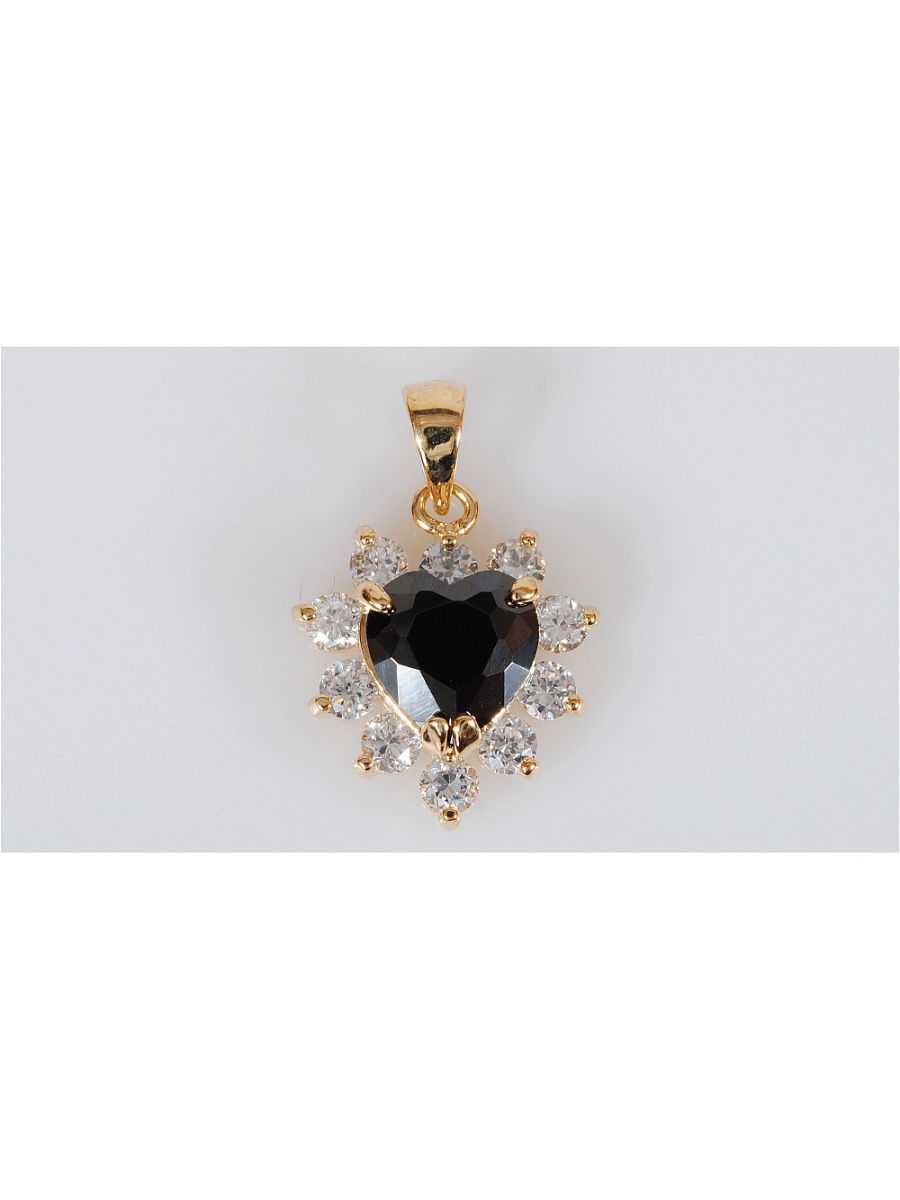 

Кулон из бижутерного сплава Lotus Jewelry 3019P-01Bcz, фианит, 3019P-01Bcz