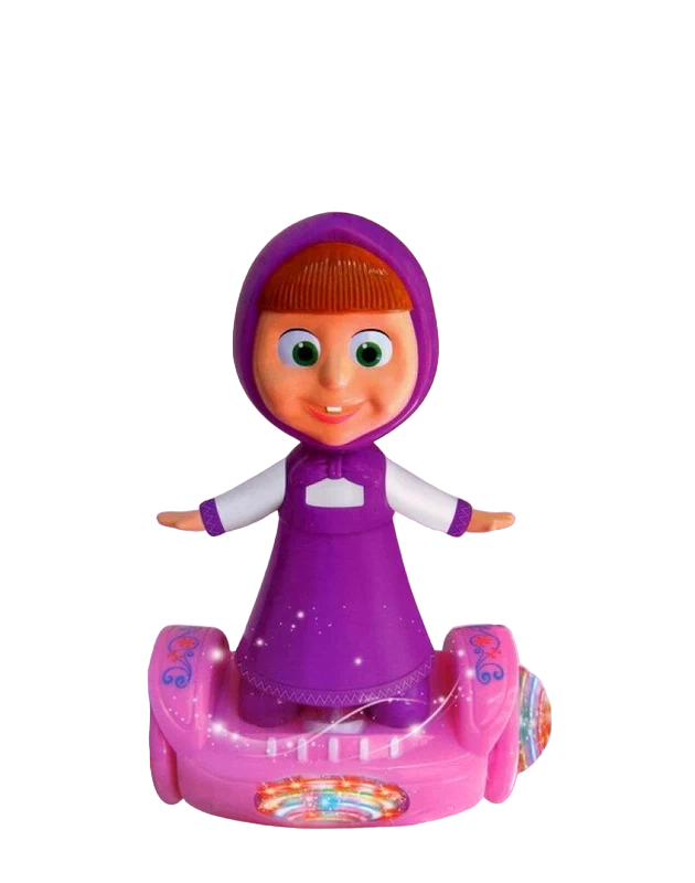 

Игрушка на гироскутере со светомузыкой Balance Car, Маша,24,5 см, Розовый, EK02806500400