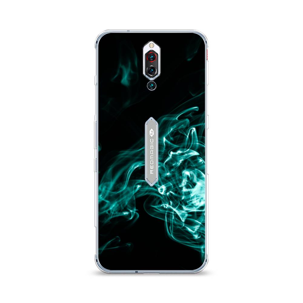 

Чехол на ZTE RedMagic 5S Дым, Бирюзовый;черный;голубой, 134250-3