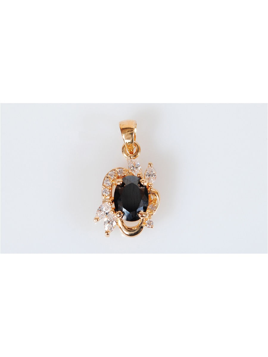 

Кулон из бижутерного сплава Lotus Jewelry 3023P-02Bcz, фианит, 3023P-02Bcz