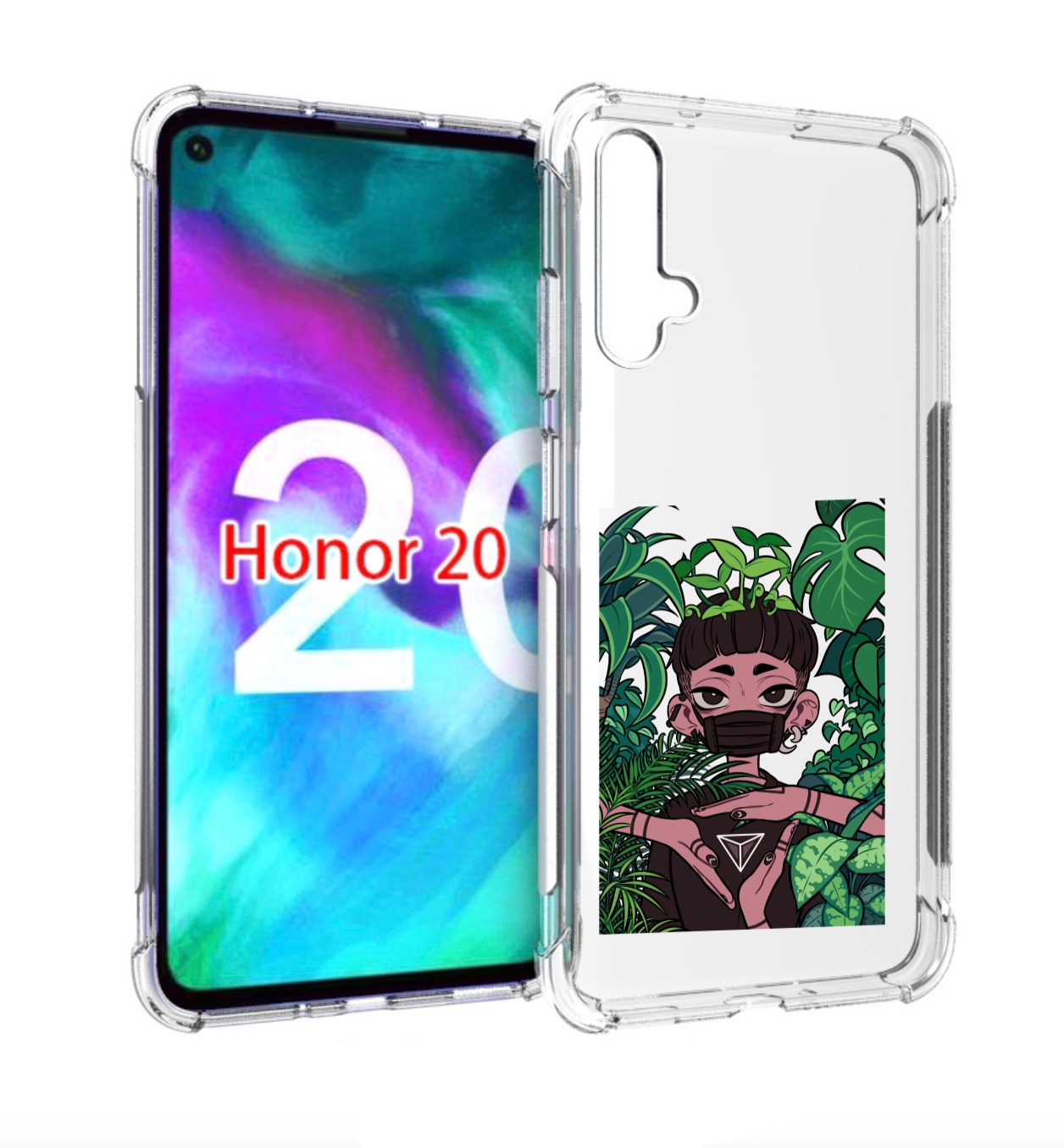 

Чехол бампер MyPads девушка в природе женский для Honor 2, Прозрачный, Tocco