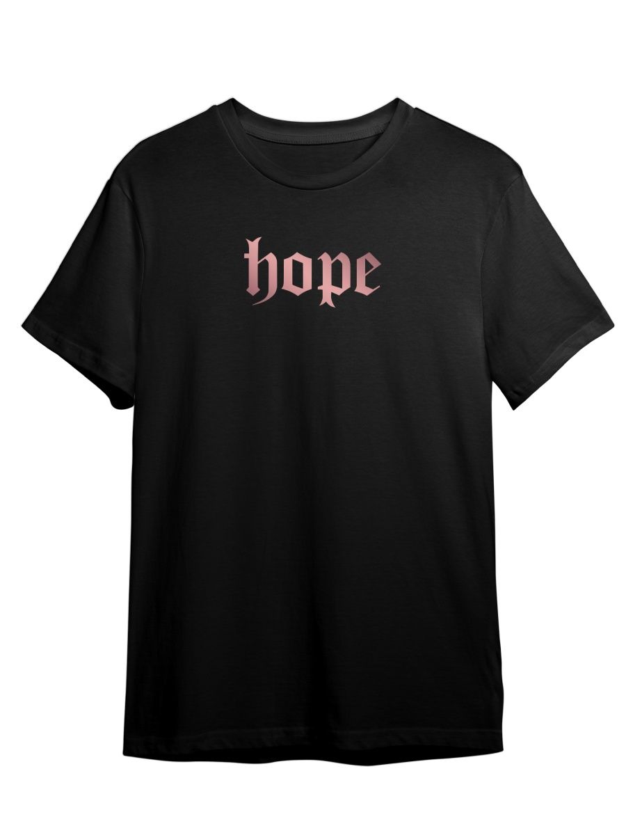 

Футболка унисекс Каждому Своё Hope/Надежда/Готика STGO2ZP черная L, Черный, "Hope/Надежда/Готика" STGO2ZP