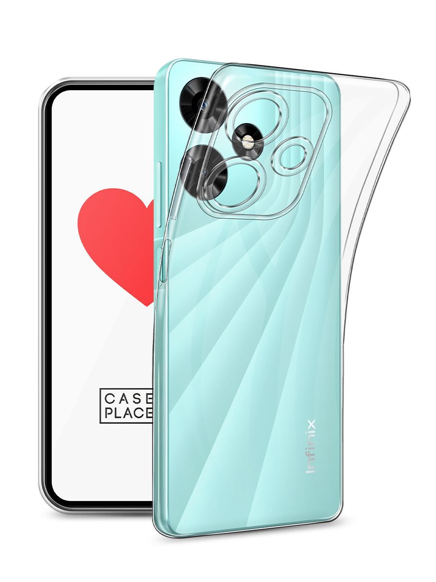 

Чехол на Infinix Hot 30 прозрачный, 3104050-6