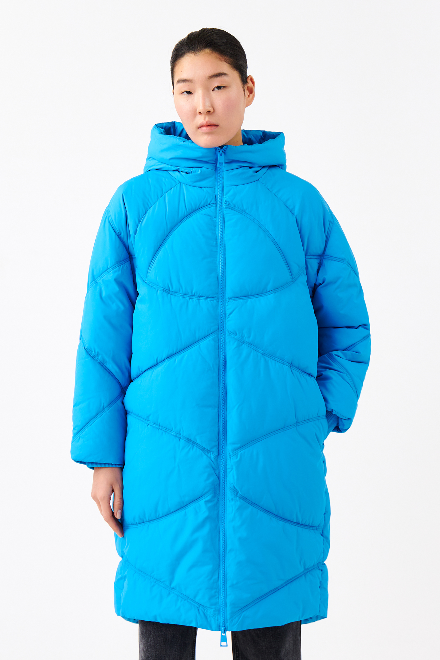 

Куртка женская Befree 2241112134-41 голубая L/XL, 2241112134-41