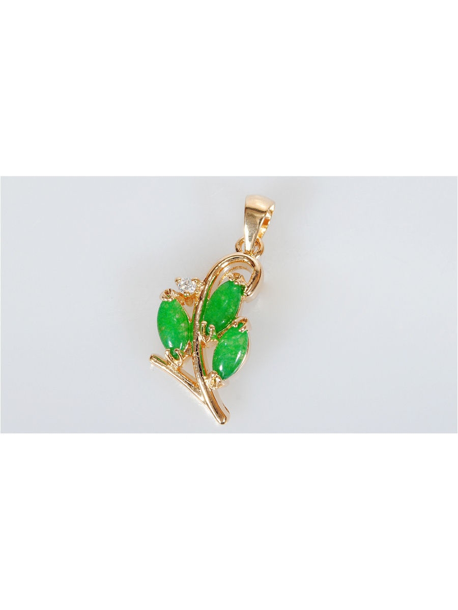 

Кулон из бижутерного сплава Lotus Jewelry 42P-26ch, хризопраз, 42P-26ch