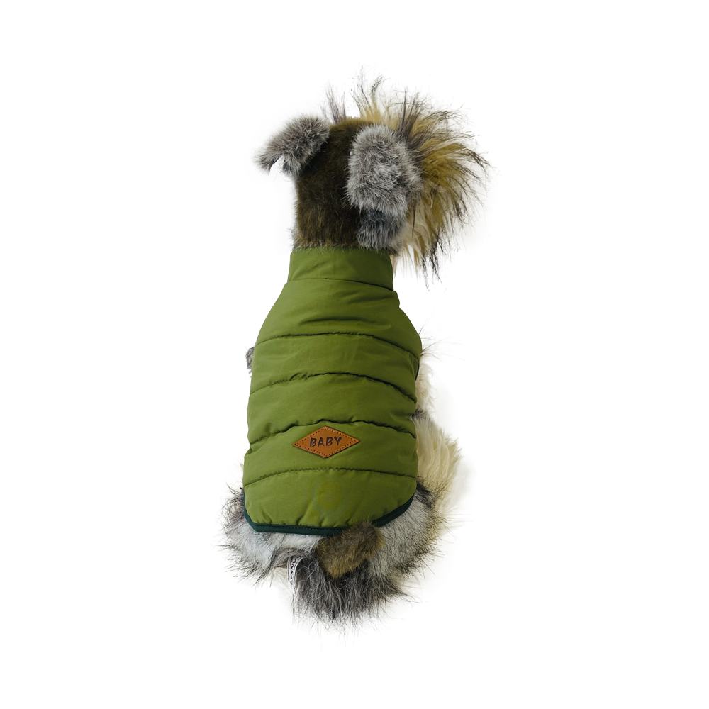 фото Куртка для собак ломинар , унисекс, хаки, xl, длина спины 32 см
