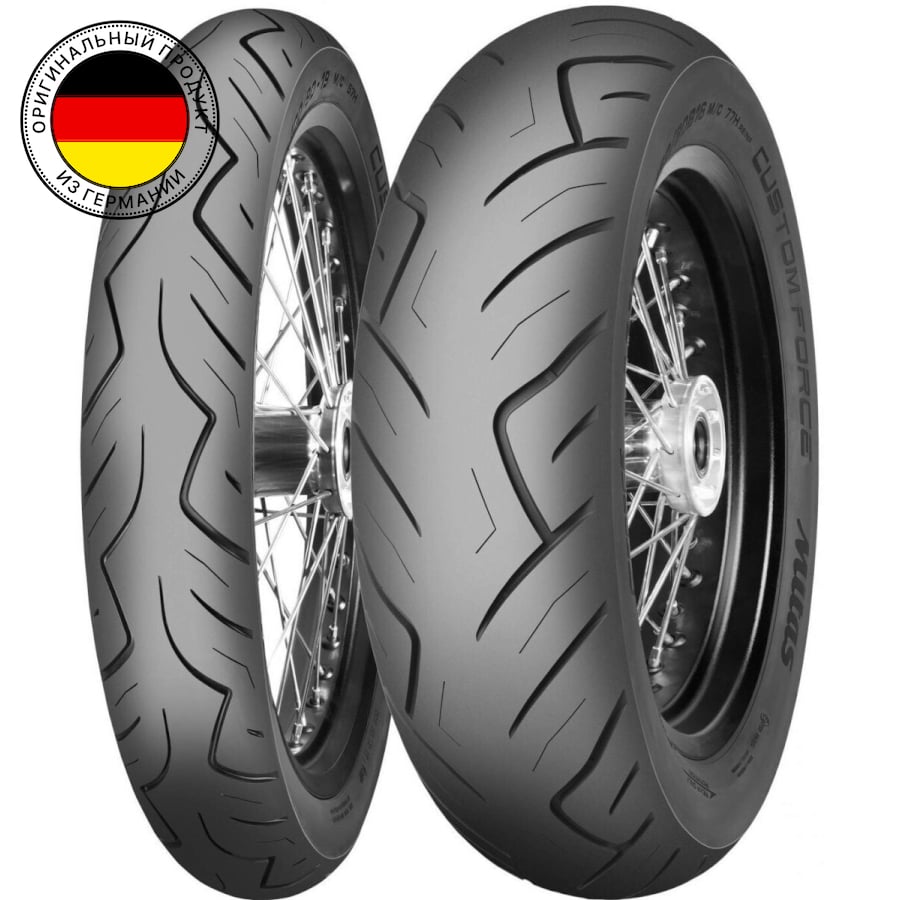 

Мотошины летние Mitas Custom Force 100/90 R19 57H, Custom Force