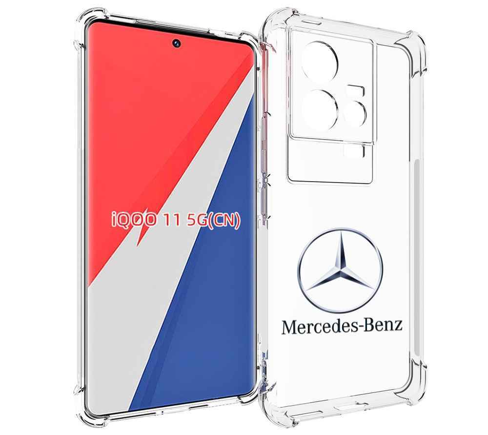 

Чехол MyPads mercedes-7 мужской для Vivo iQOO 11, Прозрачный, Tocco