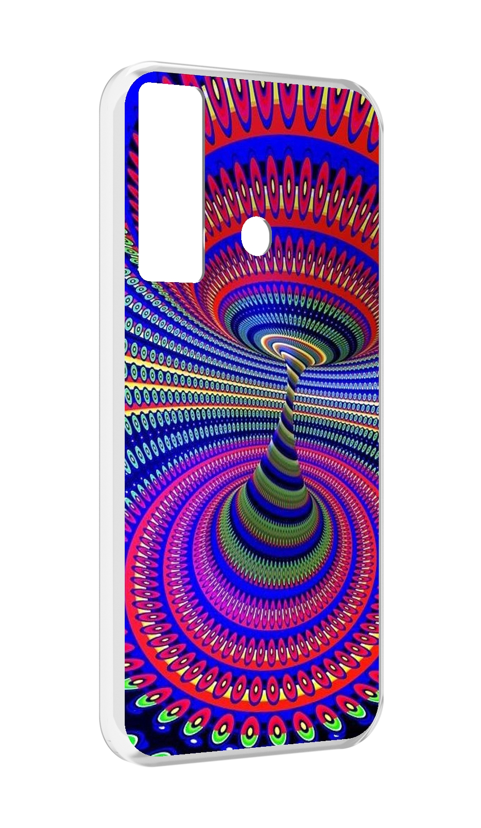 

Чехол MyPads оптическая иллюзия для Tecno Camon 17, Прозрачный, Tocco