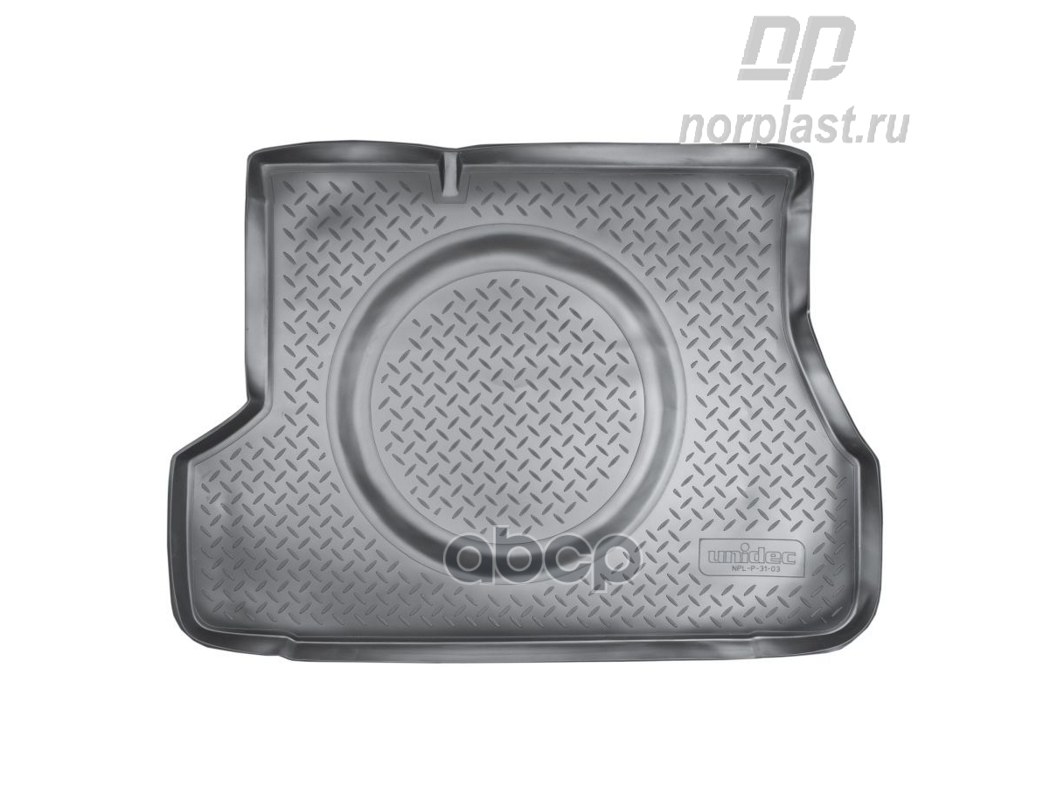 

Коврик в багажник полиуретан NORPLAST HYUNDAI ACCENT 00- черный 1 шт. NPL-P-31-03 1шт