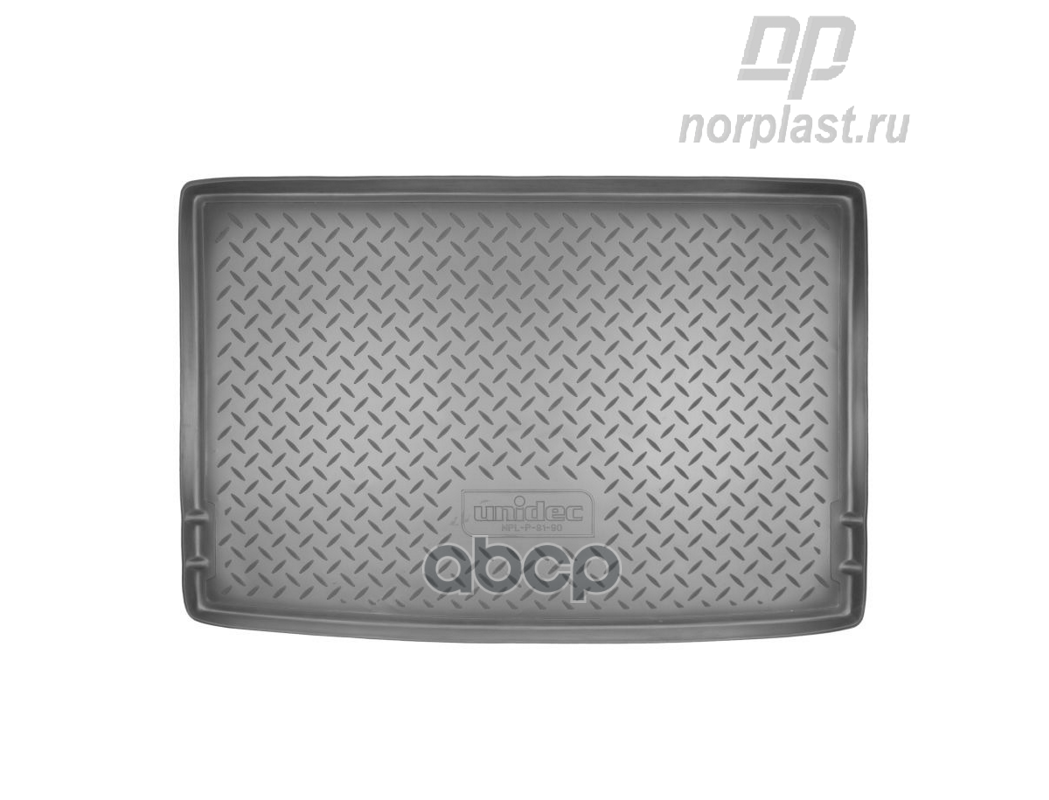 

Коврик в багажник полиуретан NORPLAST SKODA Yeti черный 1 шт. NPL-P-81-90 1шт
