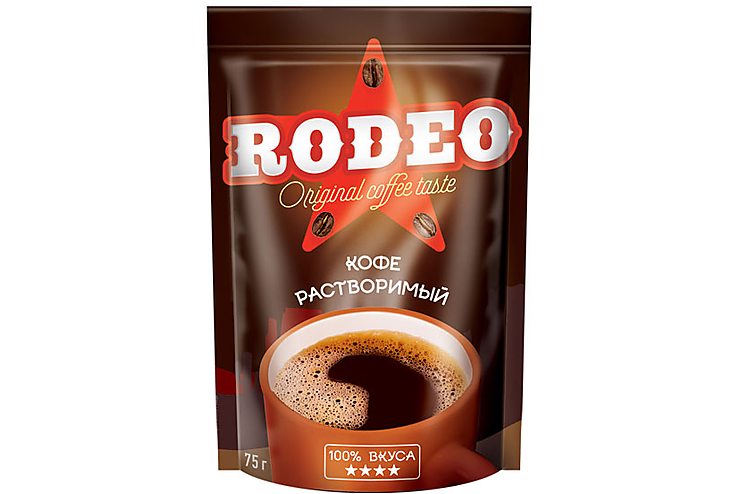 RODEO, кофе растворимый, 75 г, (2шт.)