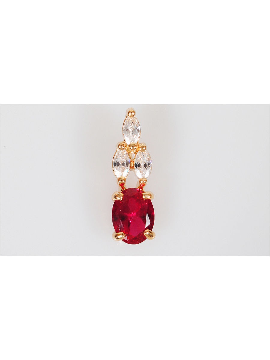 

Кулон из бижутерного сплава Lotus Jewelry 393P-050Rc, корунд, 393P-050Rc
