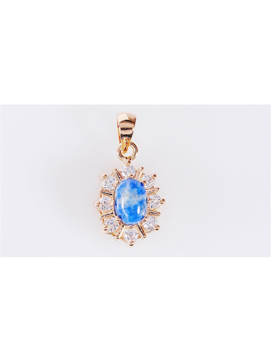 

Кулон из бижутерного сплава Lotus Jewelry 39P-40La, лазурит, 39P-40La