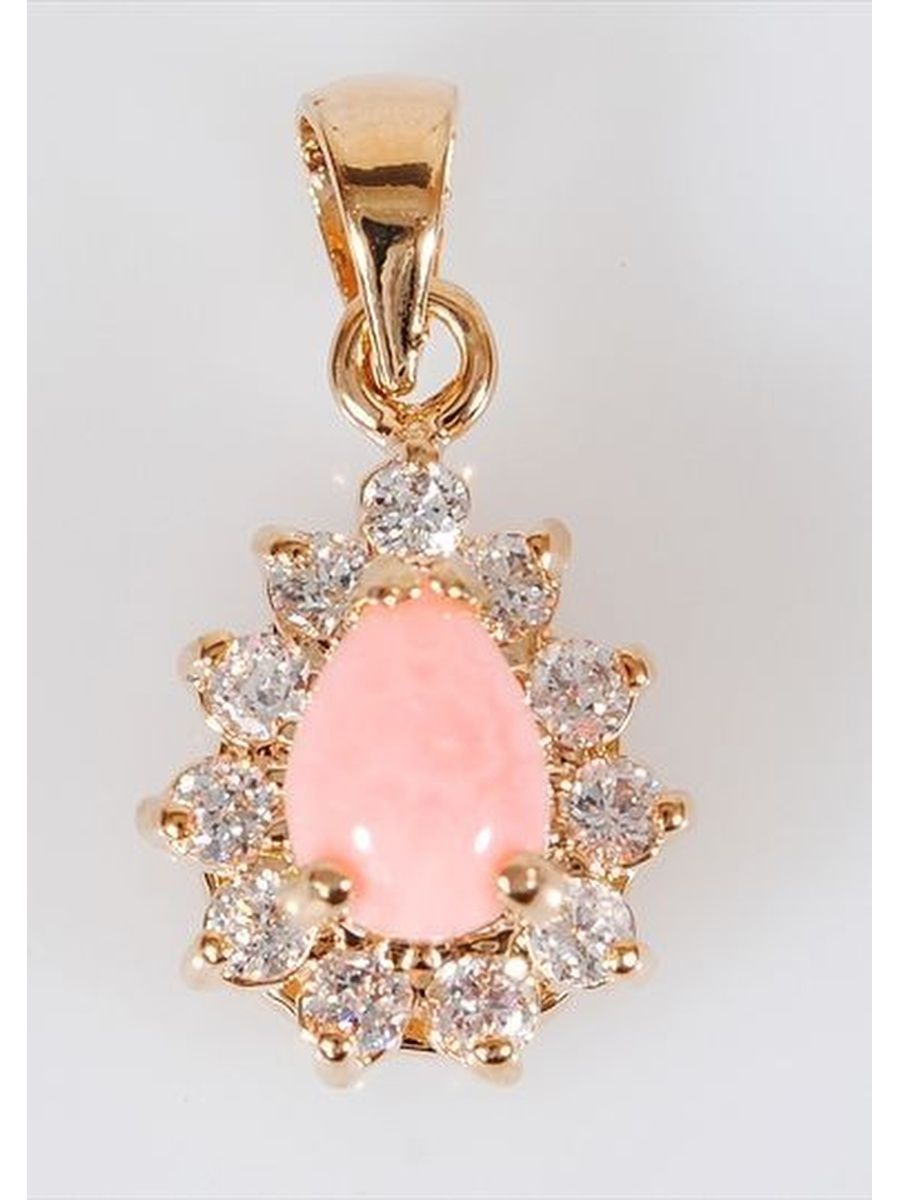 

Кулон из бижутерного сплава Lotus Jewelry 39P-61co, циркон, 39P-61co
