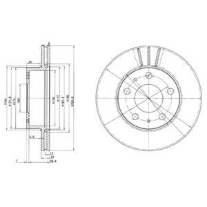

Bg2847_Диск Тормозной Передний Fiat Ducato, Peugeot Boxer 2.0-2.8Jtd 94>