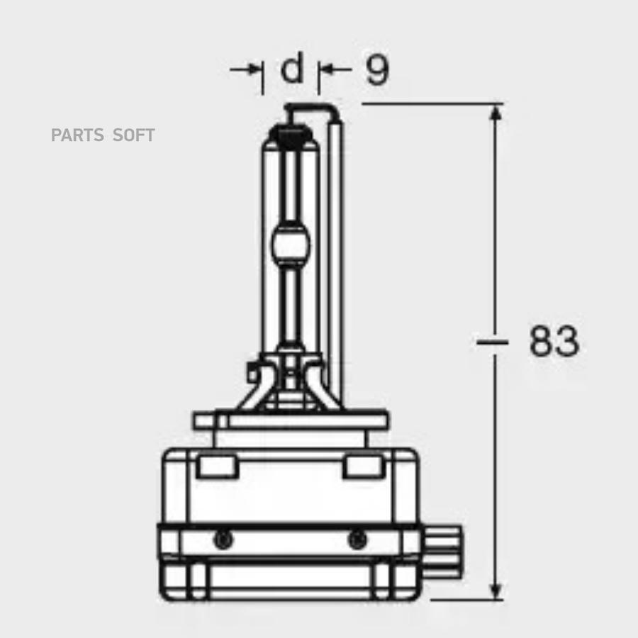 

Лампа D3S 35W PK32d-5 XENARC ORIGINAL (Складная картонная коробка)