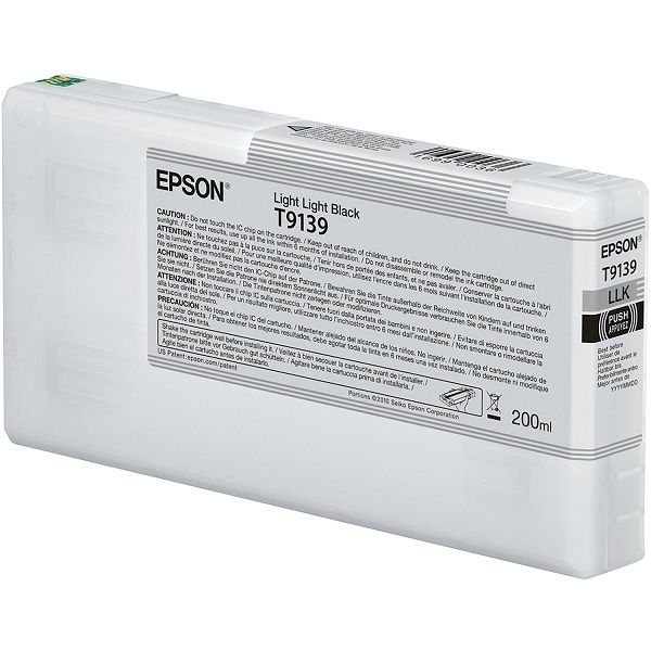 Картридж для лазерного принтера Epson C13T913900, светло-серый, оригинал