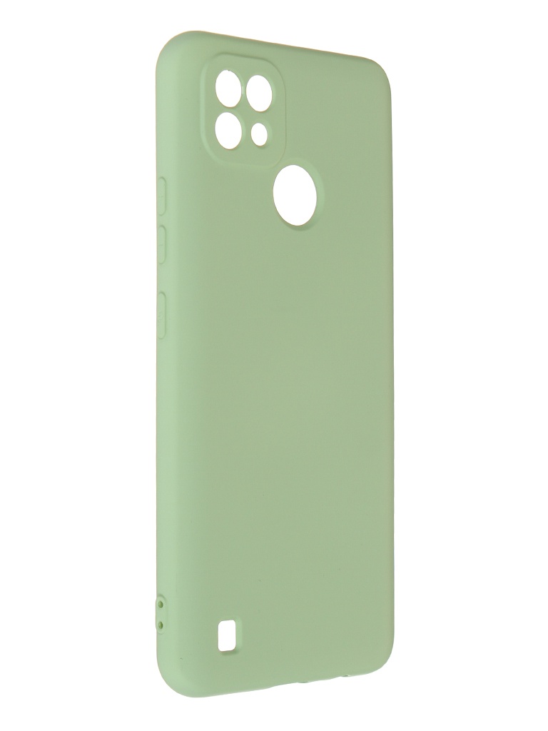 фото Чехол neypo для realme c21 silicone 2.0mm olive nsc46967