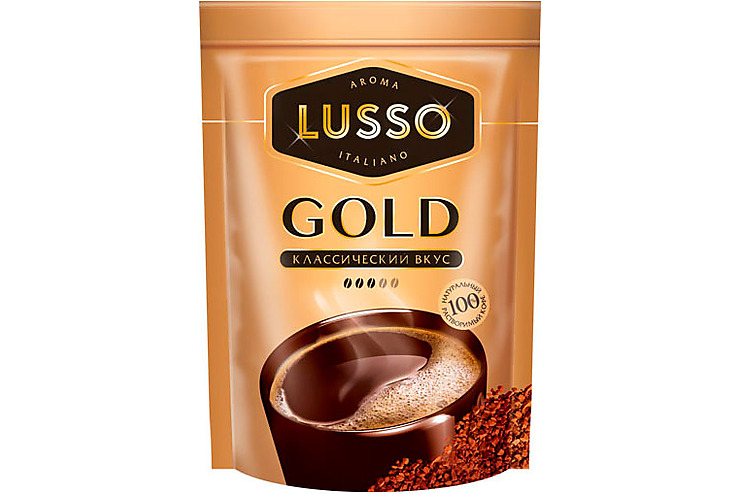 

LUSSO, кофе Gold, растворимый, 40 г