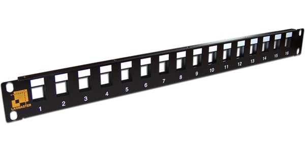 

Патч-панель Lanmaster LAN-PP16OK-STP, Черный, LAN-PP16OK-STP