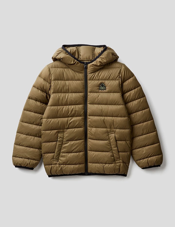 

Куртка для мальчиков Benetton цв. зеленый р.158, 21A_2TWD53NA0