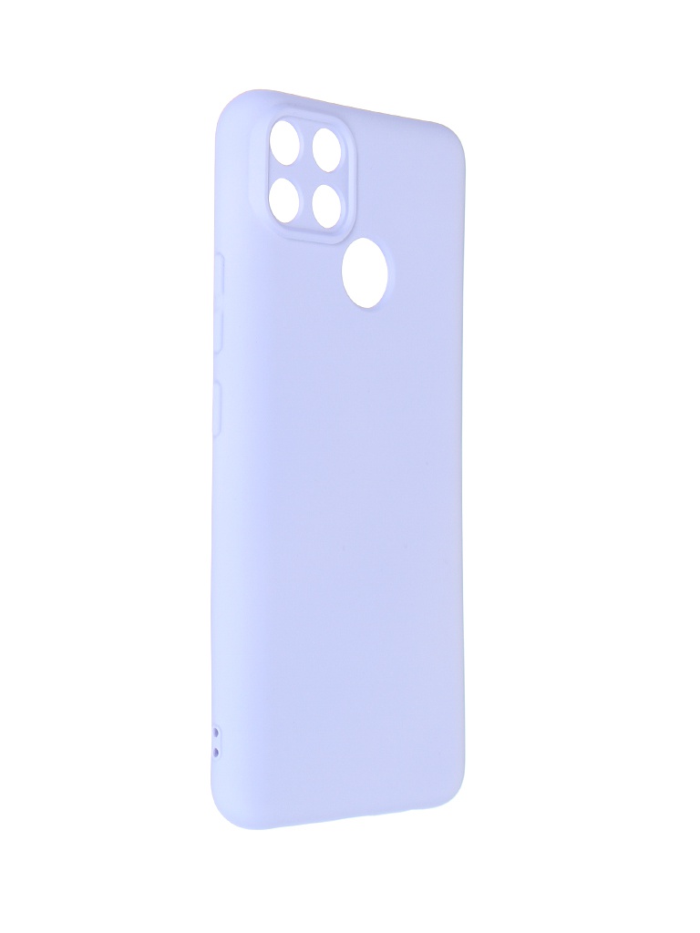 фото Чехол neypo для для realme c25 silicone 2.0mm lilac nsc47216