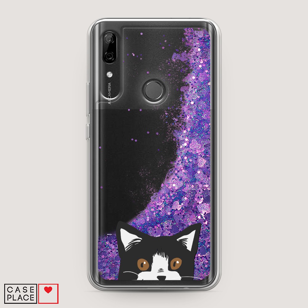 

Чехол Awog на Huawei P Smart Z/Y9 Prime 2019/Honor 9X/9X Premium "Подглядывающий кот", Разноцветный, 69492-1