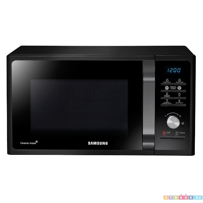 фото Samsung ms23f302tak/bw микроволновая печь