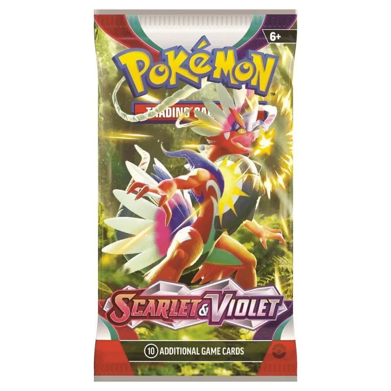 фото Бустер карточек pokemon scarlet & violet