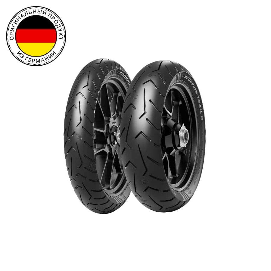 

Мотошины летние Pirelli Scorpion Trail III 100/90 R19 57V, Scorpion Trail III