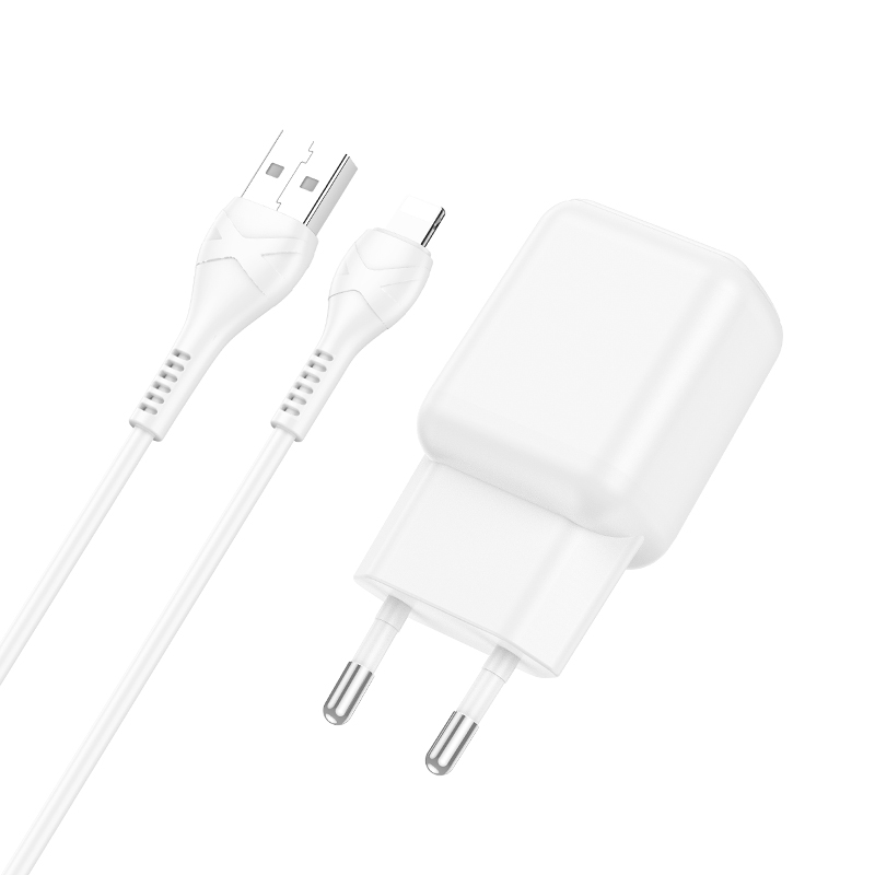 

Сетевое зарядное устройство Hoco C96Ai lightning 1xUSB 2.1 А белый, C96Ai