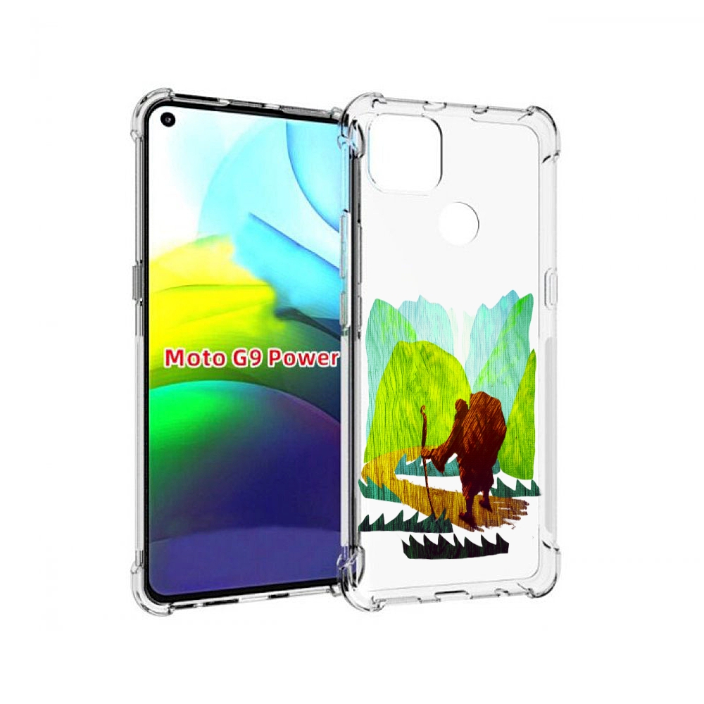 

Чехол MyPads Лесная тропа для Motorola Moto G9 Power, Прозрачный, Tocco