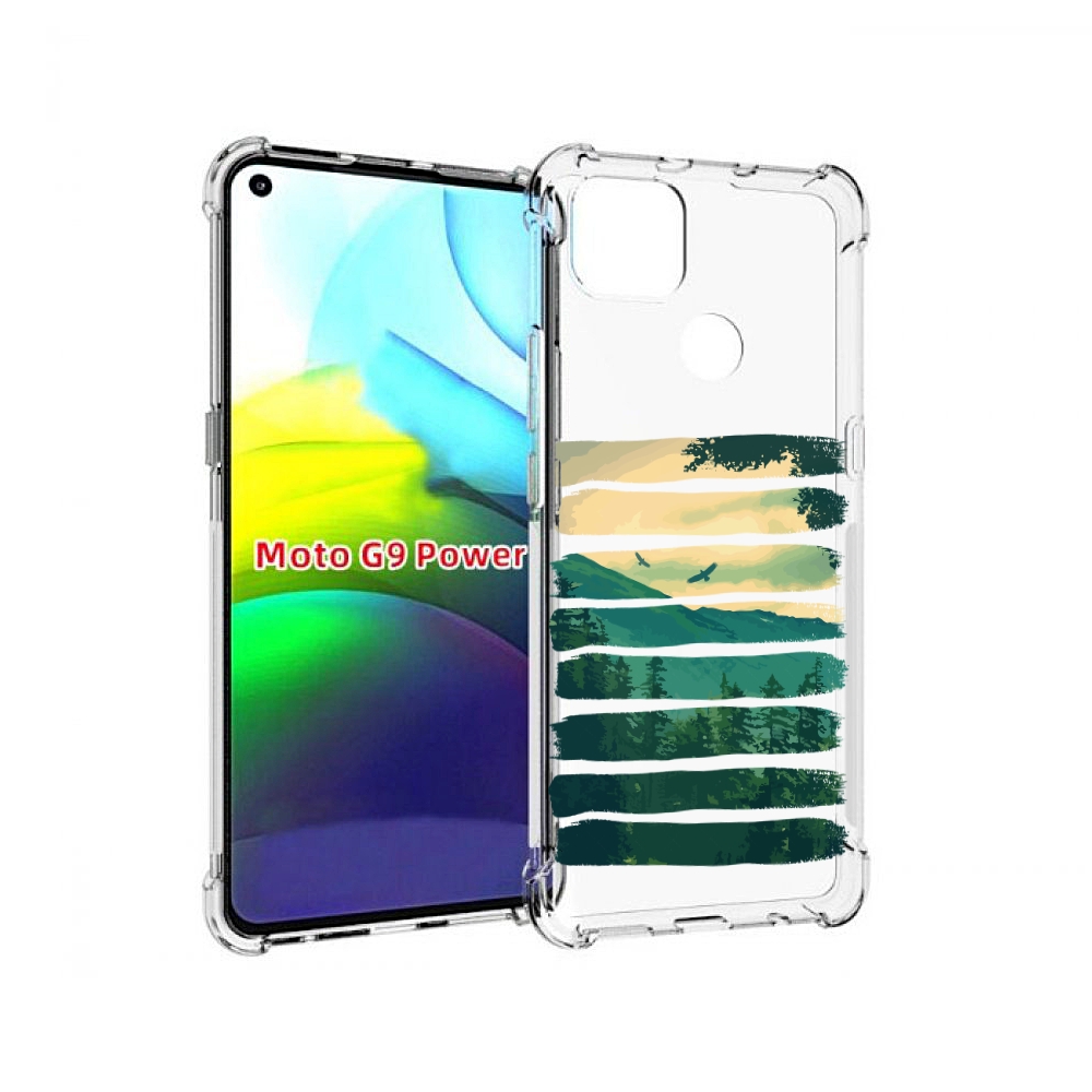 

Чехол MyPads Лесная чаща для Motorola Moto G9 Power, Прозрачный, Tocco