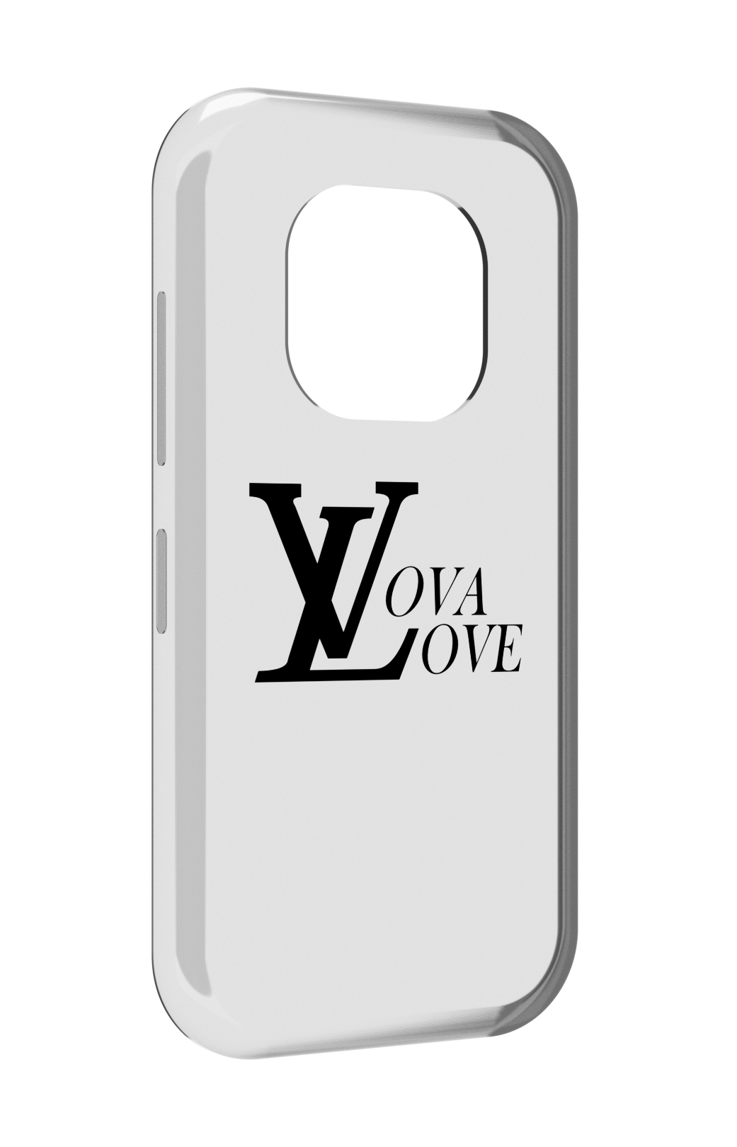 

Чехол задняя-панель-накладка-бампер MyPads Лова-лове для Doogee V20 противоударный, Прозрачный, Tocco